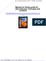 Full Solution Manual For Study Guide For Single Variable Calculus Concepts and Contexts PDF Docx Full Chapter Chapter