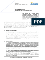 Processo Seletivo Simplificado Edital 001-2024 - SGA