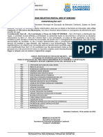 Processo Seletivo Edital Sed #009/2022 Convocação Act: Marcelo Achutti