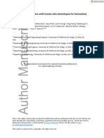 3D-Bioprinted Phantom With Human Skin Phototypes For Biomedical Optics