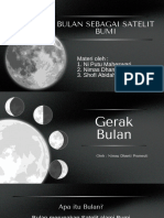 Bulan Sebagai Satelit Bumi Dan Fenomena Ketidakseimbangan Pada Lapisan Bumi