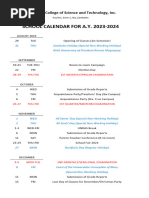 School Calendar 2023 2024 Final