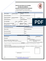 Formulario Inscripción Gerencia Logística