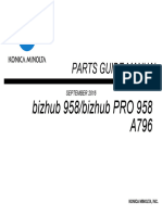 Bizhub 958 Parts Manual