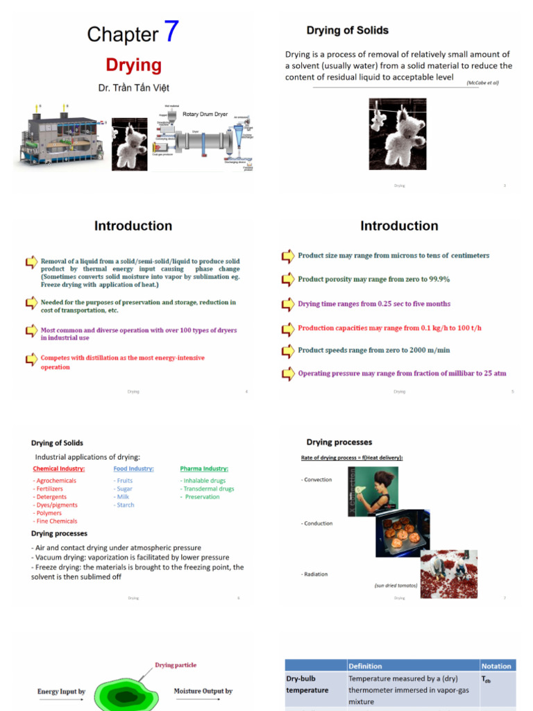Chapter 12 - Drying | PDF