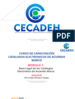 Modulo 1 - Catalogos Electronicos de Acuerdo Marco - Cecadeh - 02 03 2022