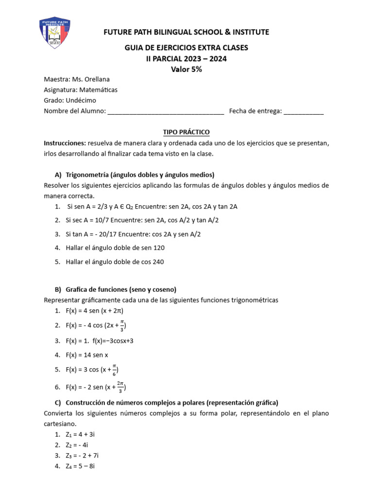 Guia de ejercicios math and physics undecimo grado pdf densidad
