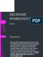 Slide Ekonomi Pembangunan Bab I