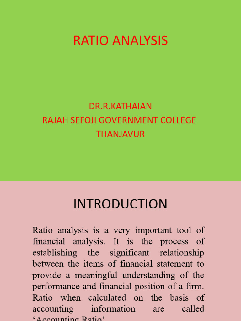 Understanding Ratio Analysis in Finance | PDF | Dividend | Equity (Finance)