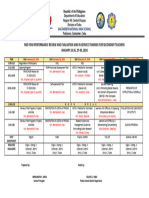 Training Matrix INSET