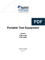 User Maunal For Portable Test Equipment