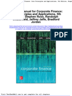 Full Solution Manual For Corporate Finance Core Principles and Applications 5Th Edition Stephen Ross Randolph Westerfield Jeffrey Jaffe Bradford Jordan PDF Docx Full Chapter Chapter