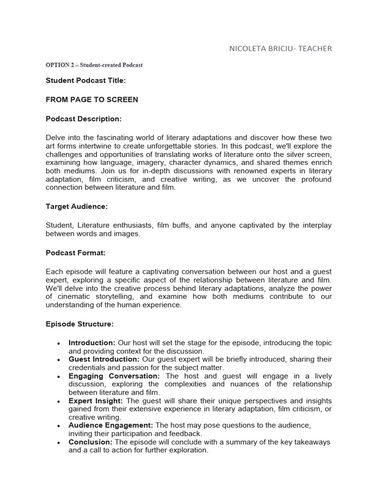 Podcast download free pdf podcast storytelling