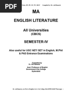 MA English IV Sem Notes From Adi Ramesh | PDF | Cerebral Cortex ...