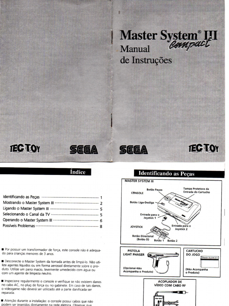 Manual Mastersystem3 Compact | PDF