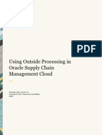 Using Outside Processing in Oracle Supply Chain Management Cloud