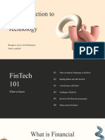 Ts Financial Technology Fintech Technology Presentation