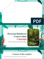 Peruvian Rainforest Conservation Campaign by Slidesgo