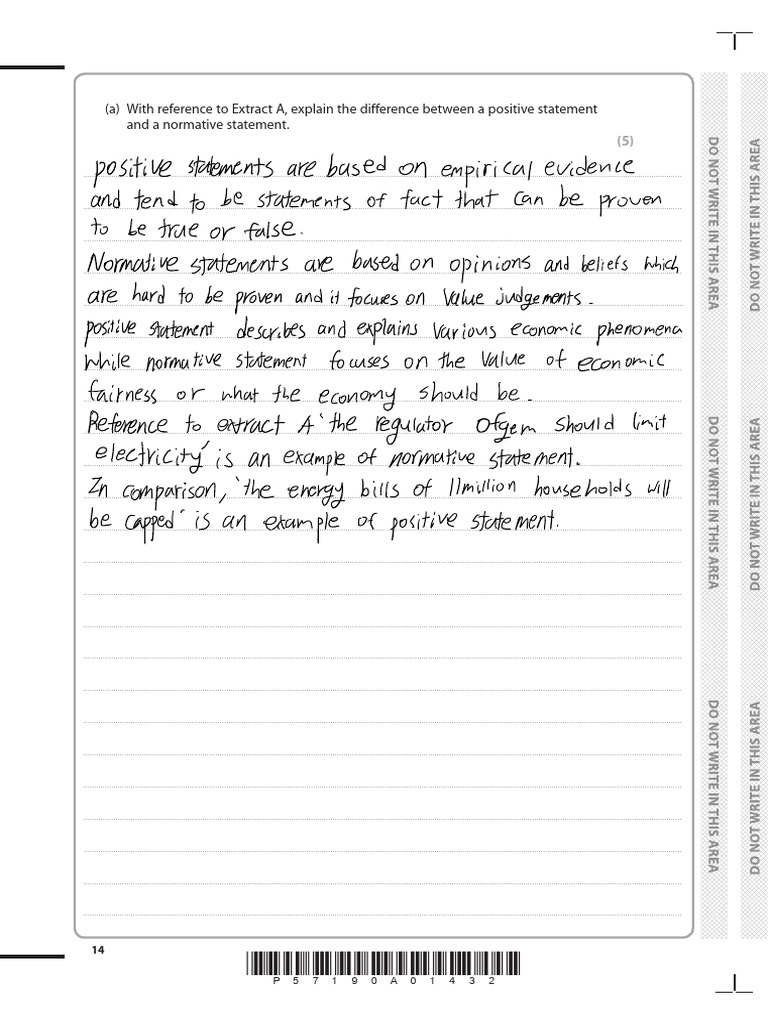 Positive vs Normative Statements Explained | PDF | Business Economics ...
