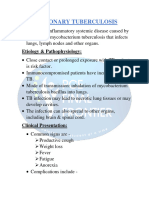 Pulmonary TB 