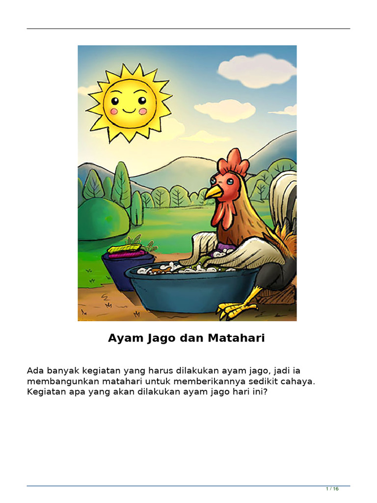 Ayam Jago Dan Matahari | PDF