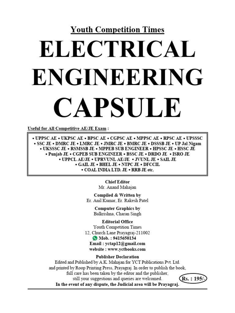 YOUTH PUBLICATION ELECTRICAL ENGINEERING CAPSULE PDF FREE DOWNLOAD ENGLISH intelligence overview