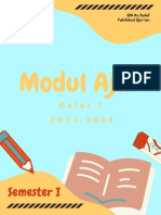 Modul Ajar Tahsin Kelas 1 (Semester 1 Dan 2)