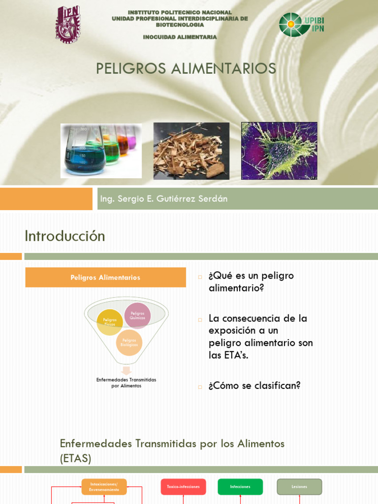 Riesgos Biológicos en Alimentos | PDF | Alimentos | Microorganismo