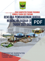 RPJMD Kabupaten Padang Pariaman Tahun 2021-2026
