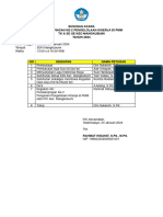 Susunan Acara Pendampingan Ke-2 Pengelolaan Kinerja PMM Kec. Mangkubumi