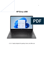 HP Envy x360 Booklet
