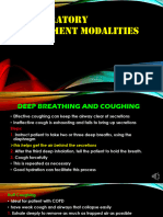 Respiratory Treatment Modalities