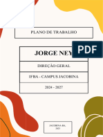 Plano de Trabalho - Jorge Ney