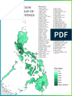 Population Density Map of The Philippines