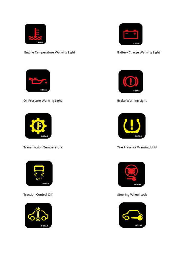 Car Warning Lights PDF