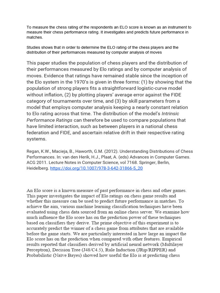 Draft For Chess | PDF | Chess | Expert