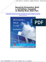 Full Solution Manual For Economics Brief Edition 3Rd Edition Campbell Mcconnell Stanley Brue Sean Flyn PDF Docx Full Chapter Chapter