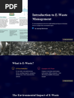 Introduction To E Waste Management