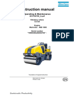 BBR Atlas Copco (CC125) Operation & Maintenance Manual