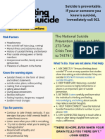 Preventing Youth Suicide Resource For Parents