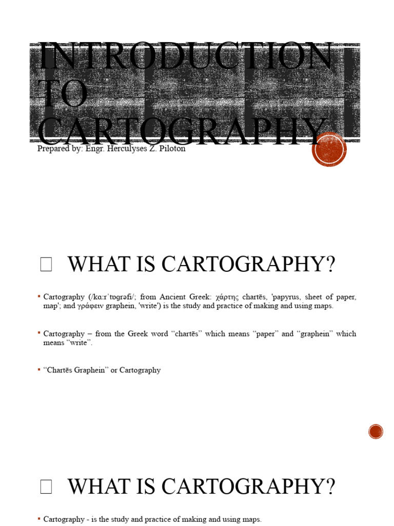 Introduction to Cartography | PDF | Cartography | Map