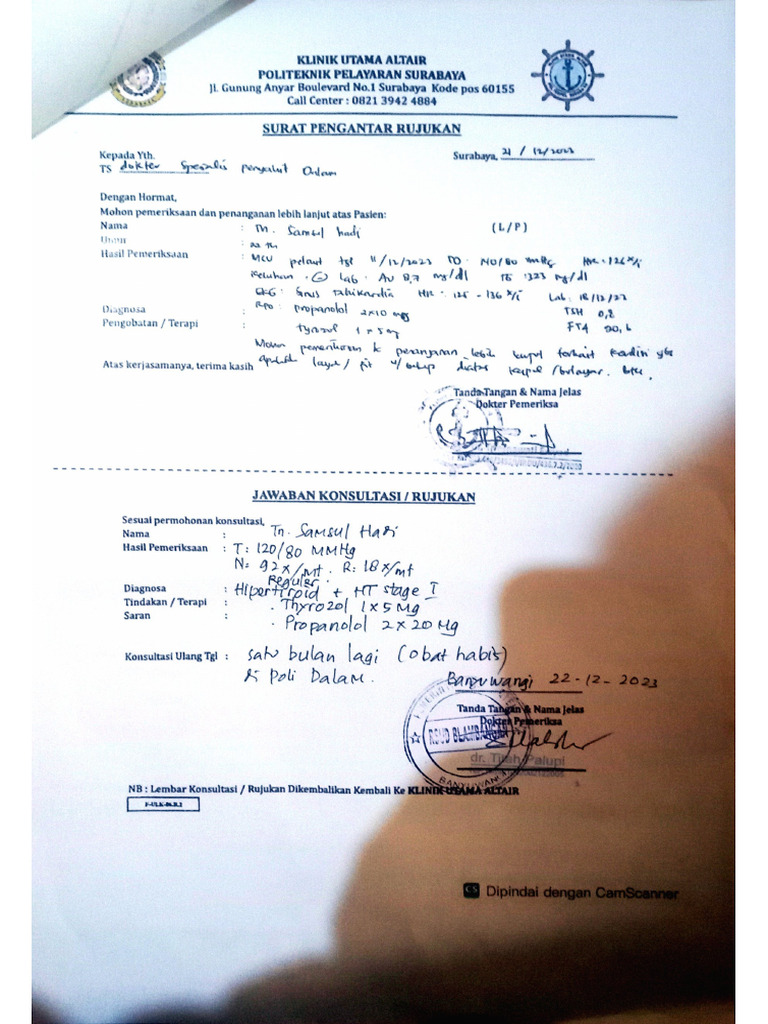 Surat Rujukan | PDF
