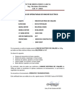 Certificado de Operatividad