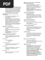 UNIT II - Structure of Globalization