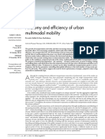 Anatomy and Efficiency of Urban Multimodal Mobility, Riccardo Galloti, 2014