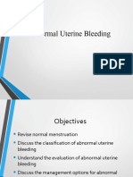 Abnormal Uterine Bleeding