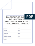 Formato de Evaluacion de Linea Base SST