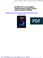 Full Solutions Manual To Accompany Electronic Devices and Circuit Theory 9Th Edition 9780131189058 PDF Docx Full Chapter Chapter