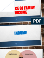 Source of Family Income