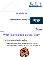 Module08 Health and Safety Policies
